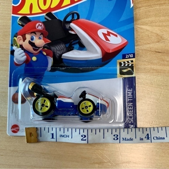 MATTEL hot wheels mario kart standard kart die cast car video game collectible - Picture 3 of 9